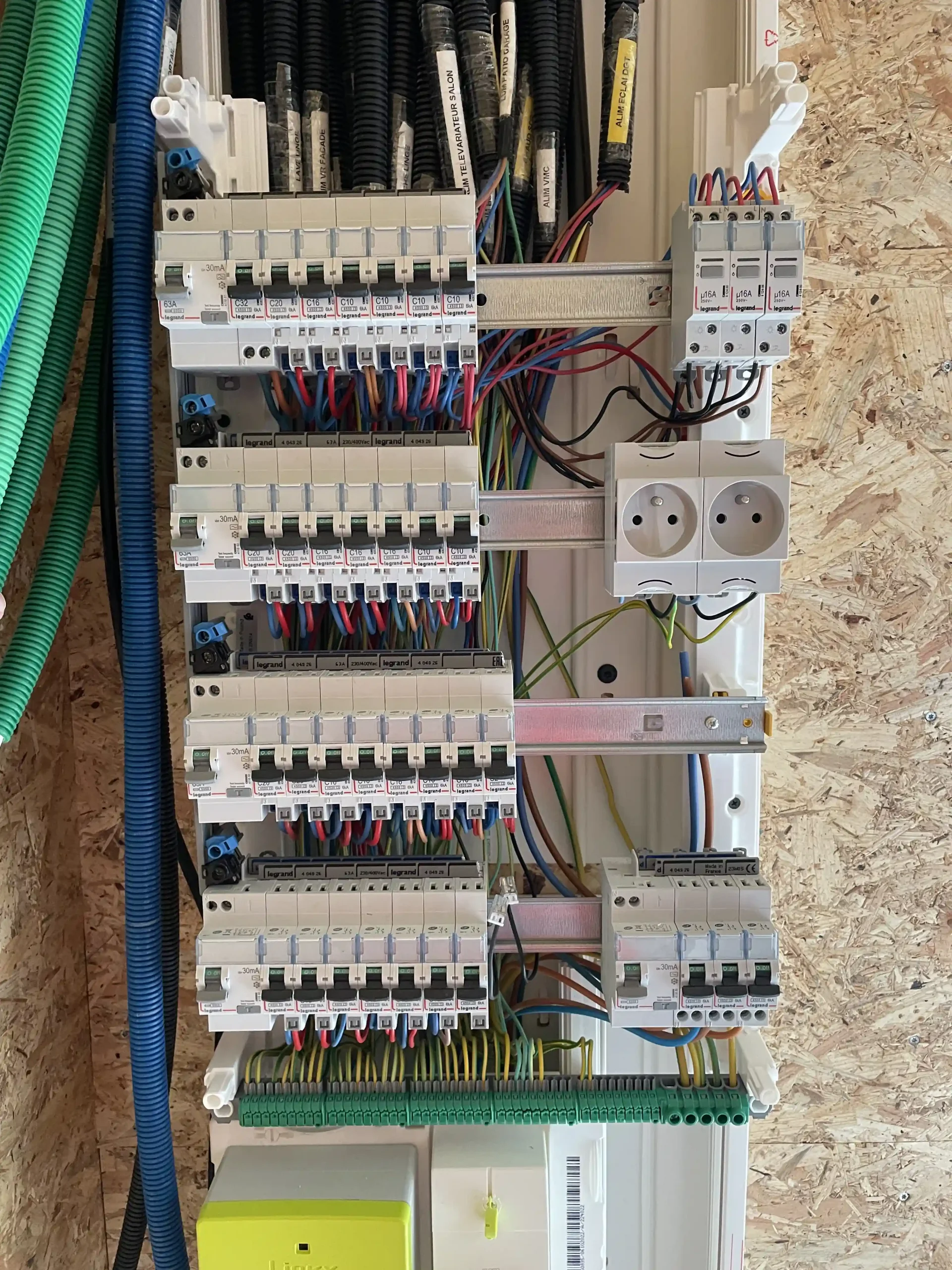 Tableau électrique rénové